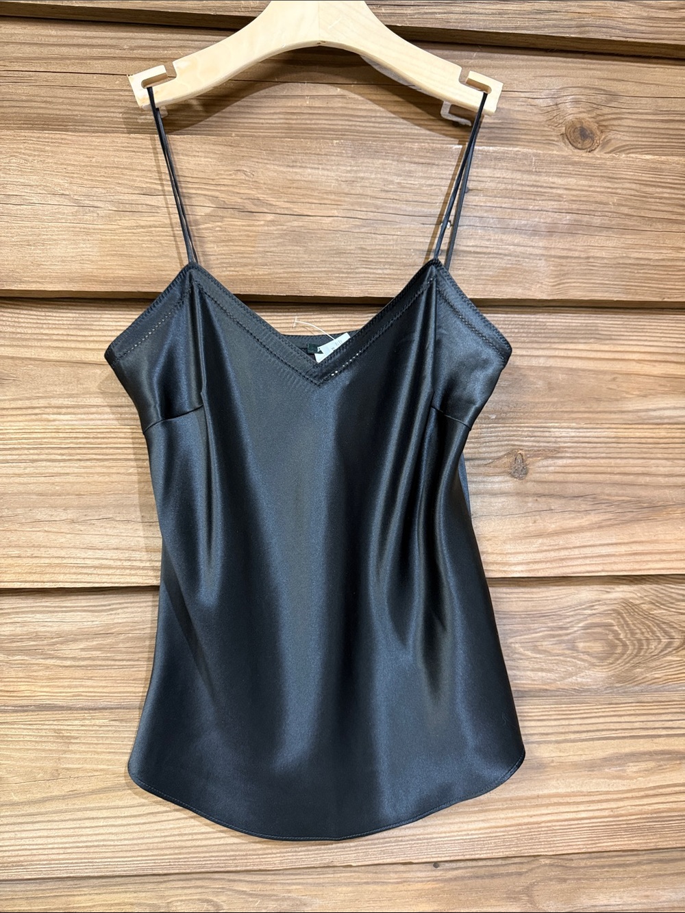 J. Crew Black Silk Camisole